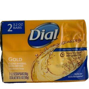 Dial Antibacterial Deodorant Soap Bar Gold 3.2oz